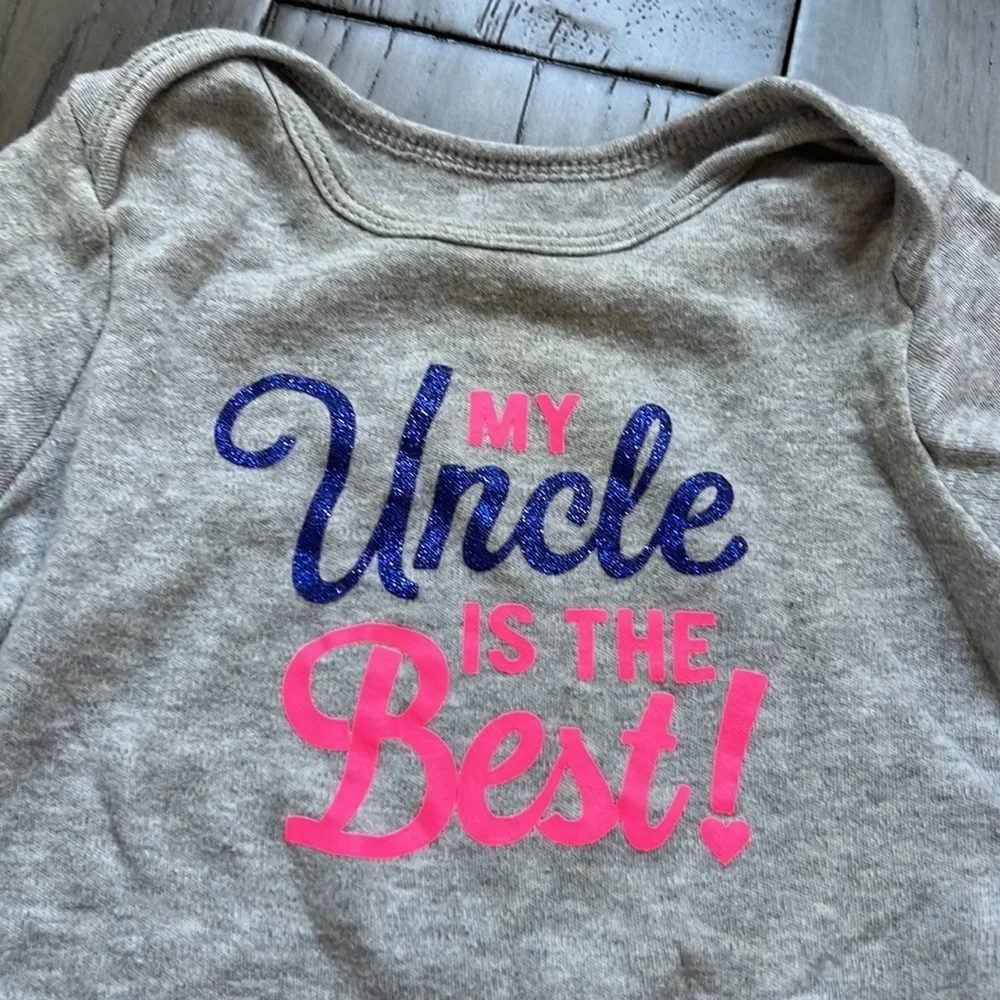 Bundle of Carter’s long sleeve onesies and matching leggings